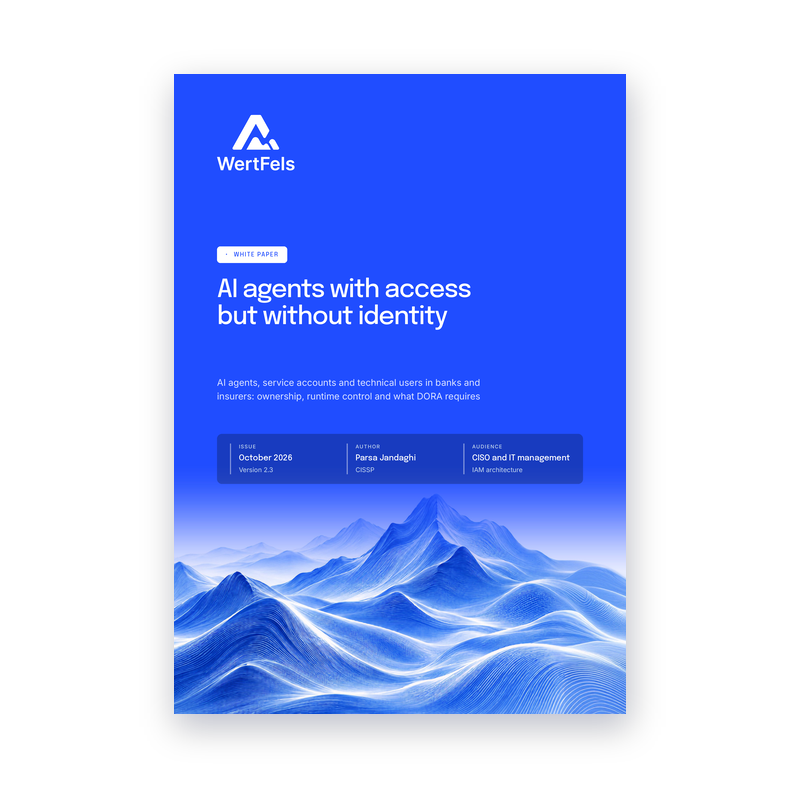 Cover of the white paper AI agents with access but without identity Cover of the white paper AI agents with access but without identity