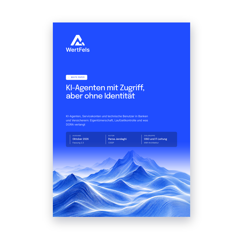 Titelseite des White Papers KI‑Agenten mit Zugriff, aber ohne Identität